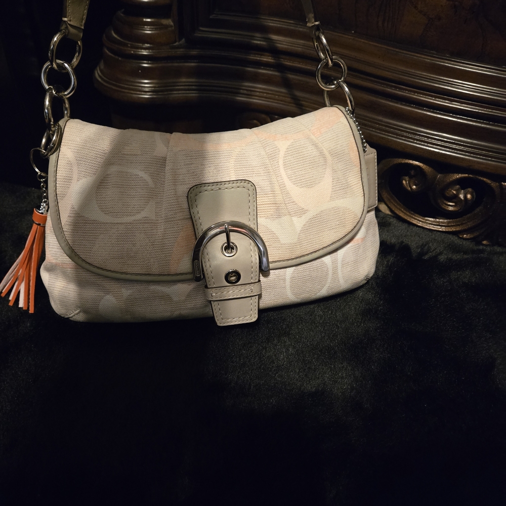 Coach Soho Scarf Print Signature Satchel #19238